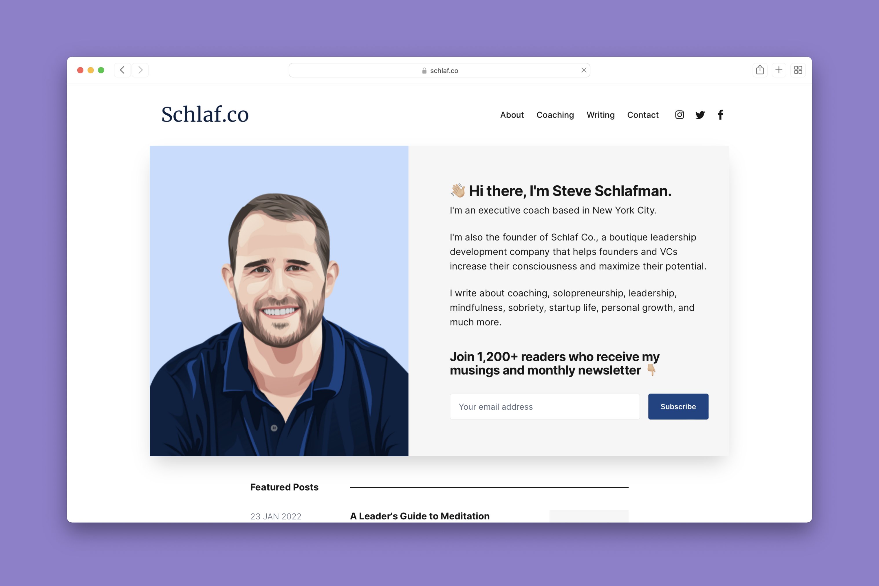 Steve Schlafman Website