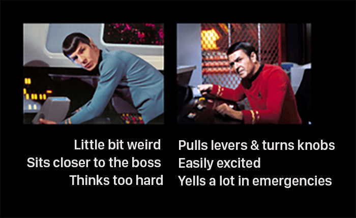 Star Trek Meme from '10+ Deploys per Day: Dev and Ops Cooperation at Flickr' talk 