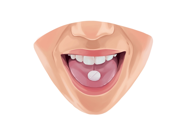 Medications on tongue