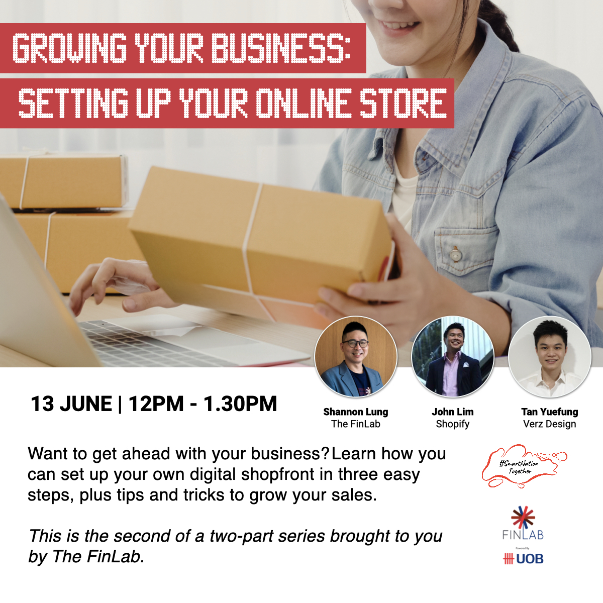 Free webinar for working adults on e-commerce