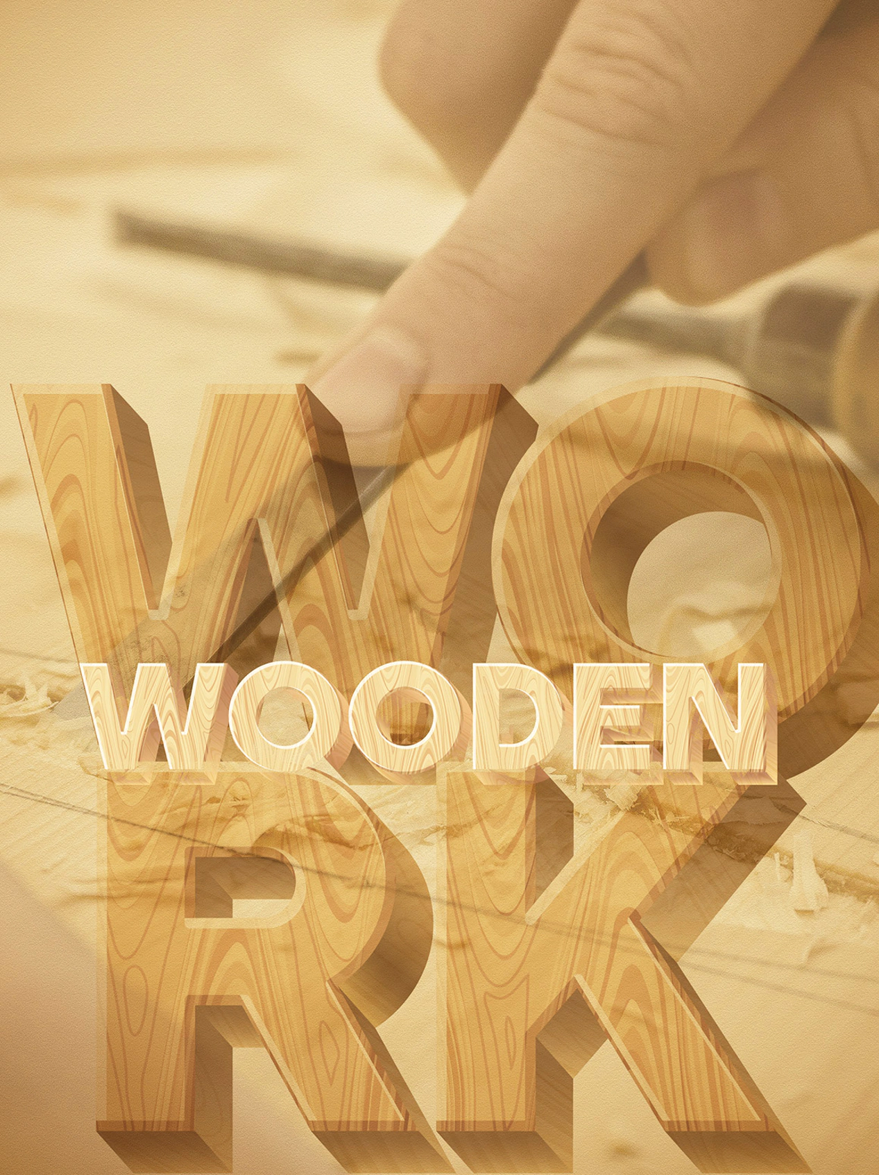Wooden Alphabet images/1-3D-wood-typography_3.jpg