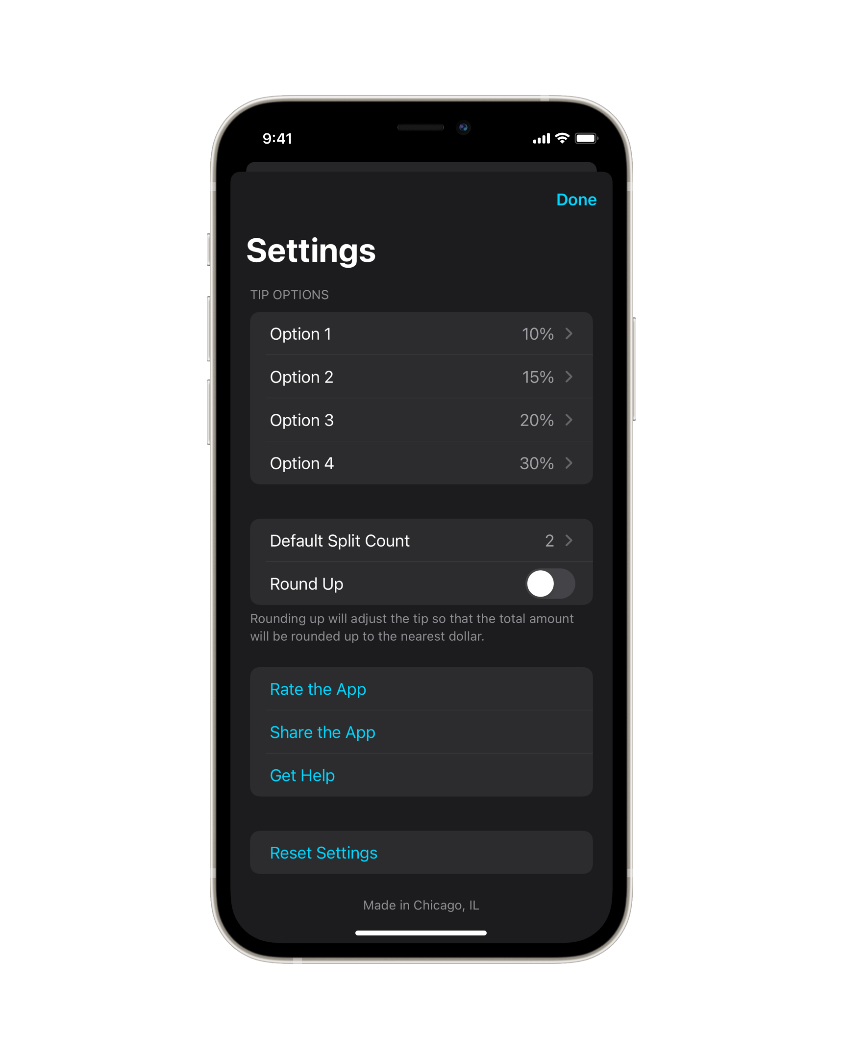 Tip App - Calculate the Tip