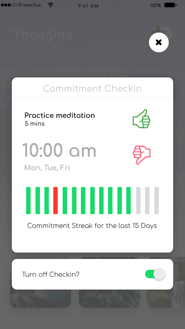 Commitment Checkin