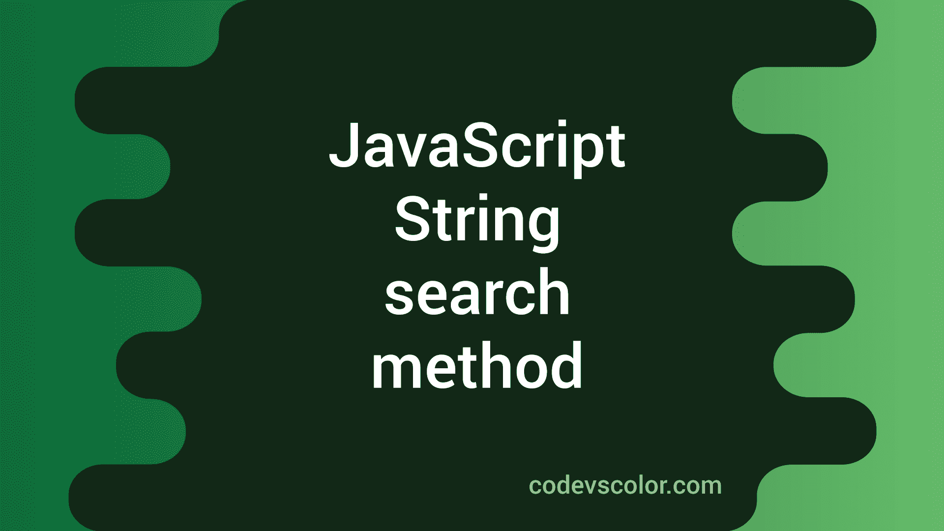 javascript string search
