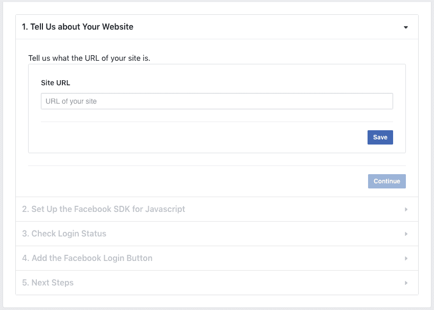 Facebook Login - Getting set up Facebook Login - Getting set up