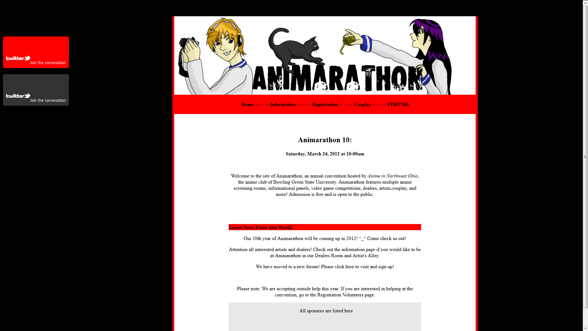 The Animarathon Website.