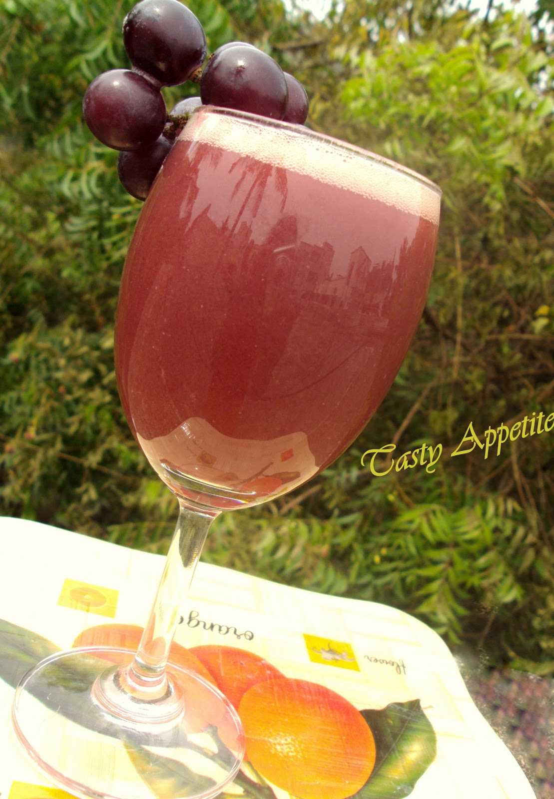 Easy Grape Juice Angur ki Juice Tasty Appetite