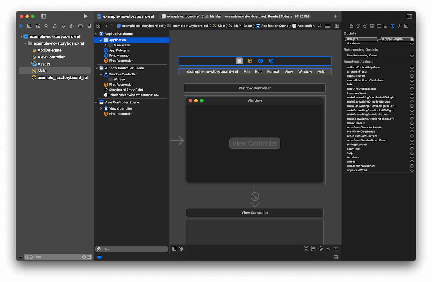 xcode mac interface builder tutorial