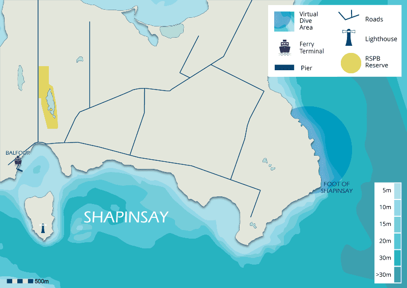 Shapinsay map