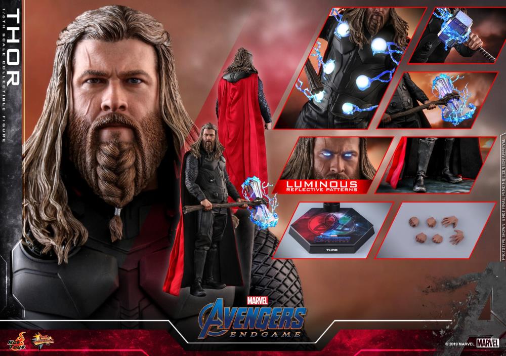 Hot Toys Avengers: Endgame MMS557 Thor 1/6th Scale Collectible Figure
