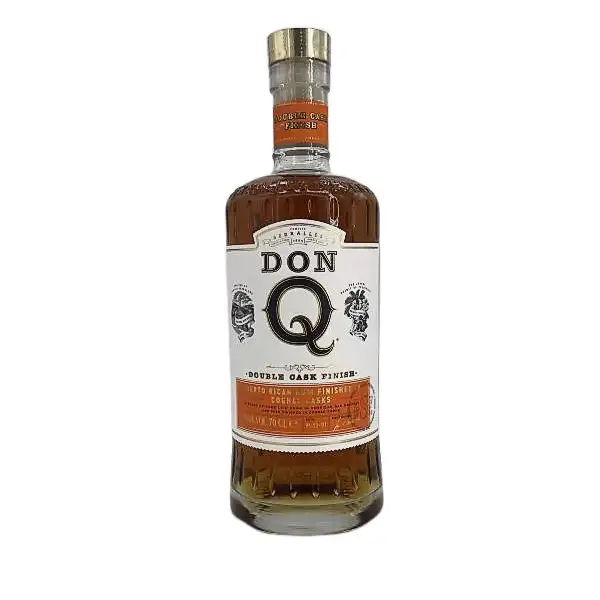 Image of the front of the bottle of the rum Don Q Double Cask Finish Cognac Casks