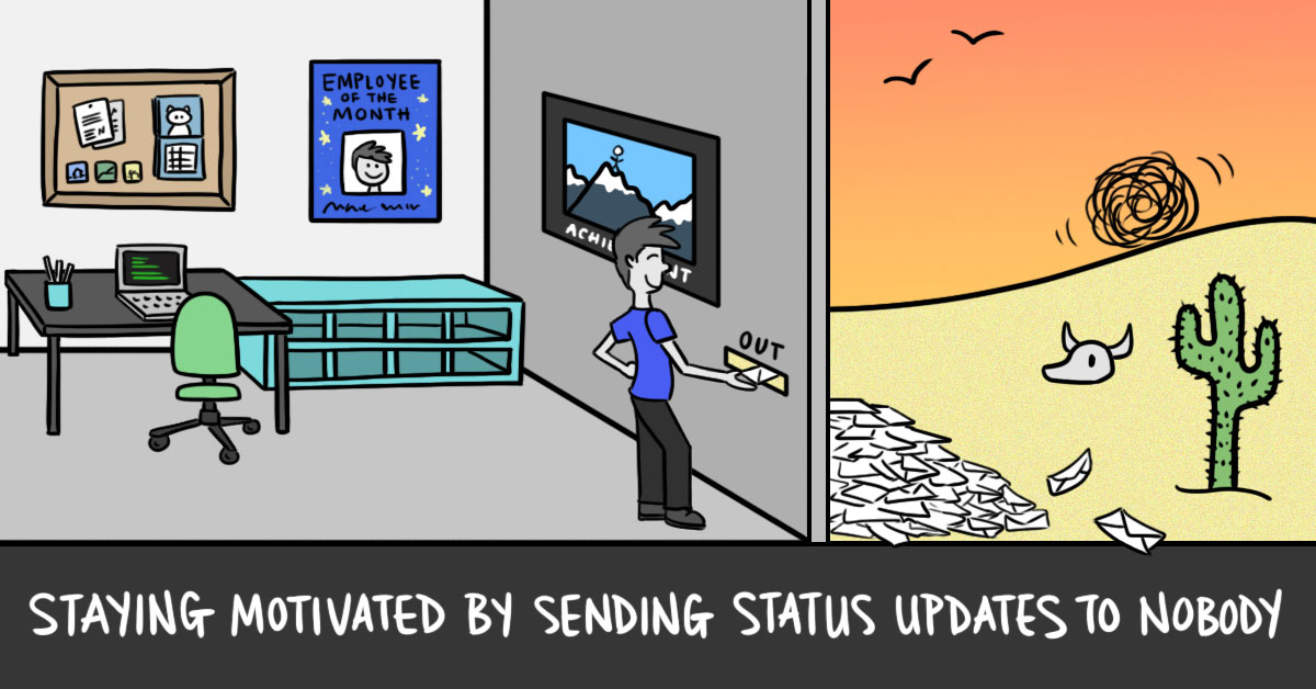 Staying Motivated by Sending Status Updates to Nobody (cover image)