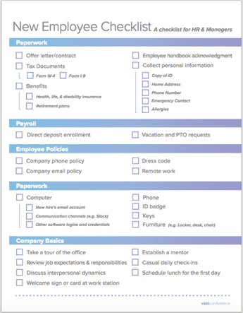 How to Onboard a New Employee