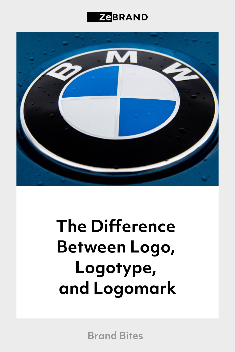 BMW logo with a luxurious feel