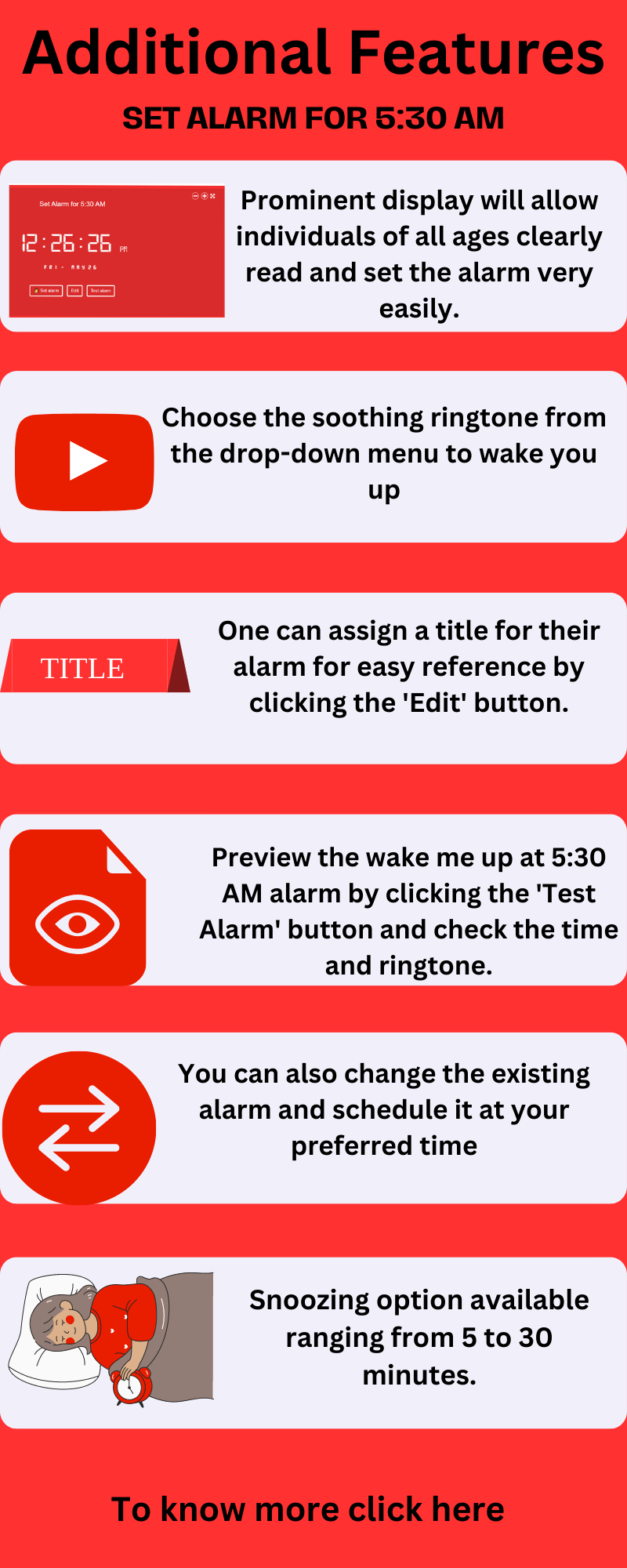 An Easy-to-Use Wake Me Up at 5:30 AM Online Alarm Setter