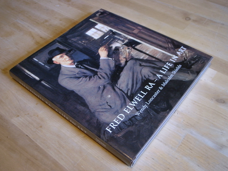 The dust jacket of the Beverley painter Fred Elwell biography