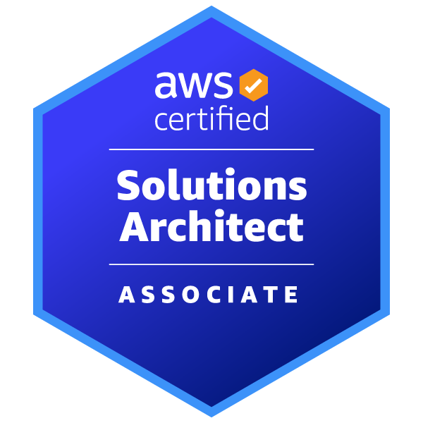 AWS Certifed Solutions Architect - Associate Badge