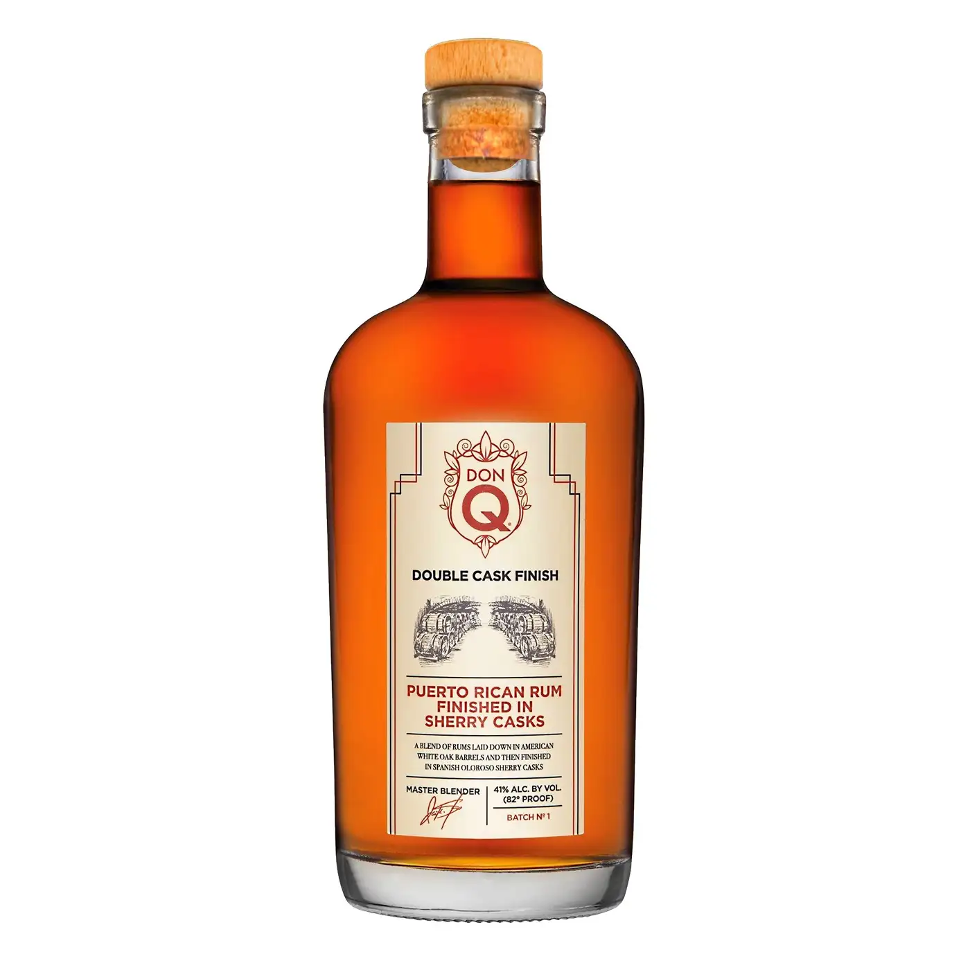 Image of the front of the bottle of the rum Don Q Double Cask Finish - Sherry Cask