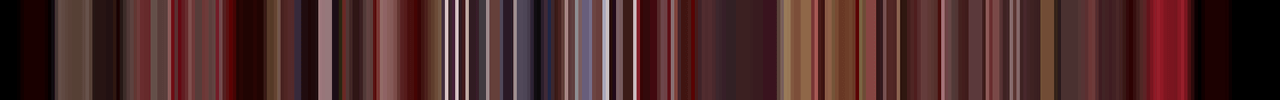 A barcode of colors from the vid Blood Fugue