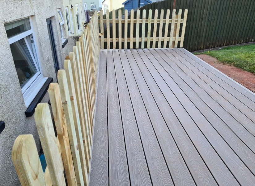 Small Deck and Fencing Project