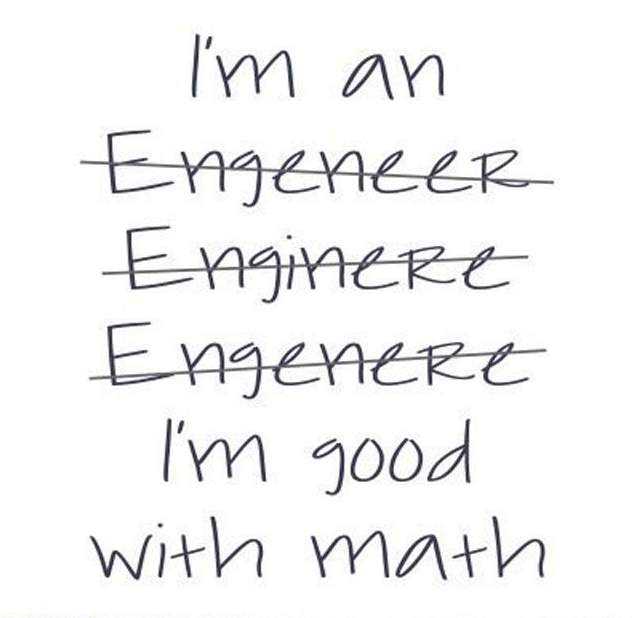 Funny engineer spelling