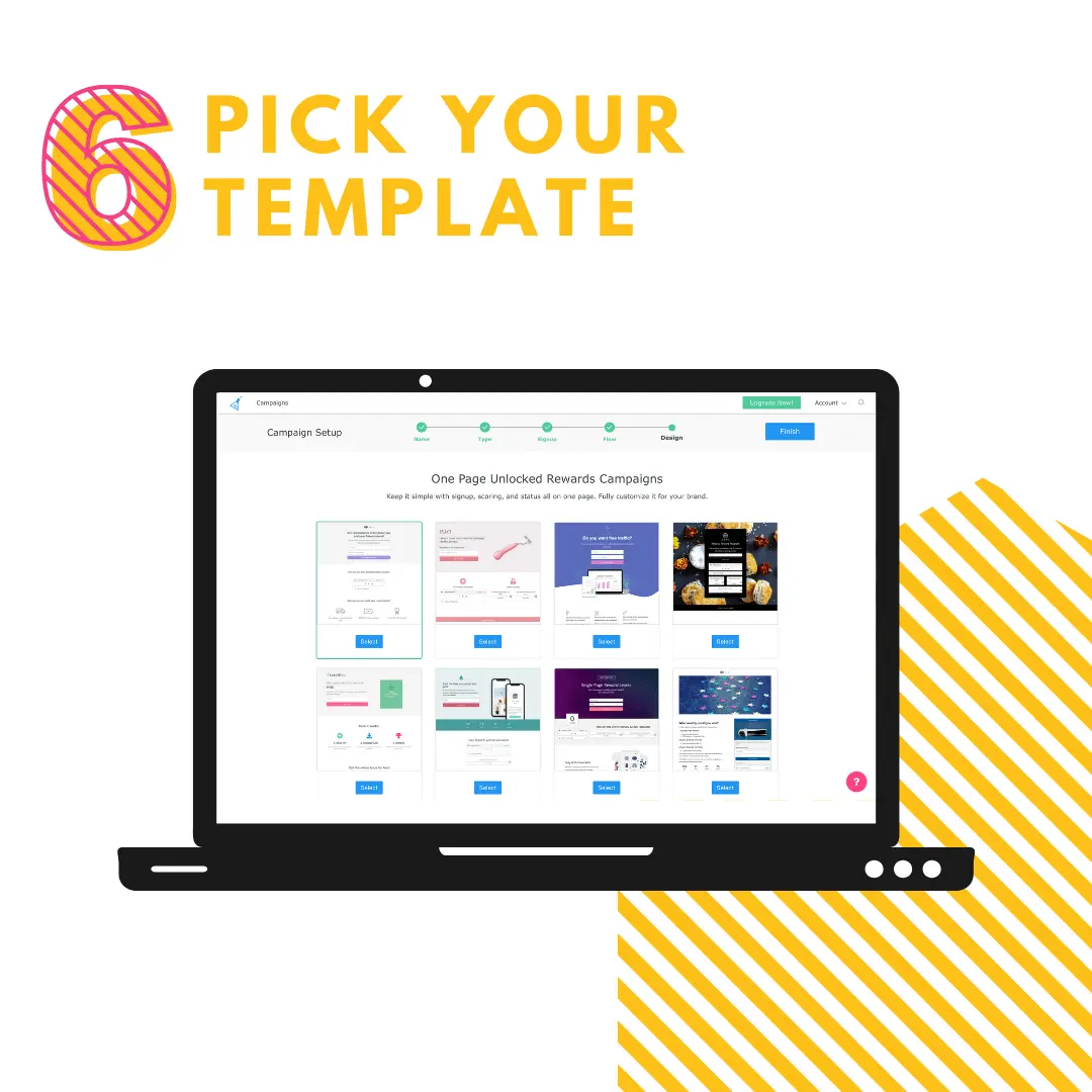 Select Template graphic