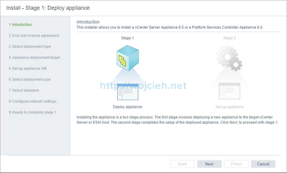 vCenter Server Appliance 6.5 with External Platform Services Controller - 2