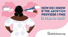 There are many providers in South Africa who purport to provide means to a safe abortion for women. However, many of them offer unsafe measures and it is important that women know the difference between this and what can be found in safe abortion clinics.