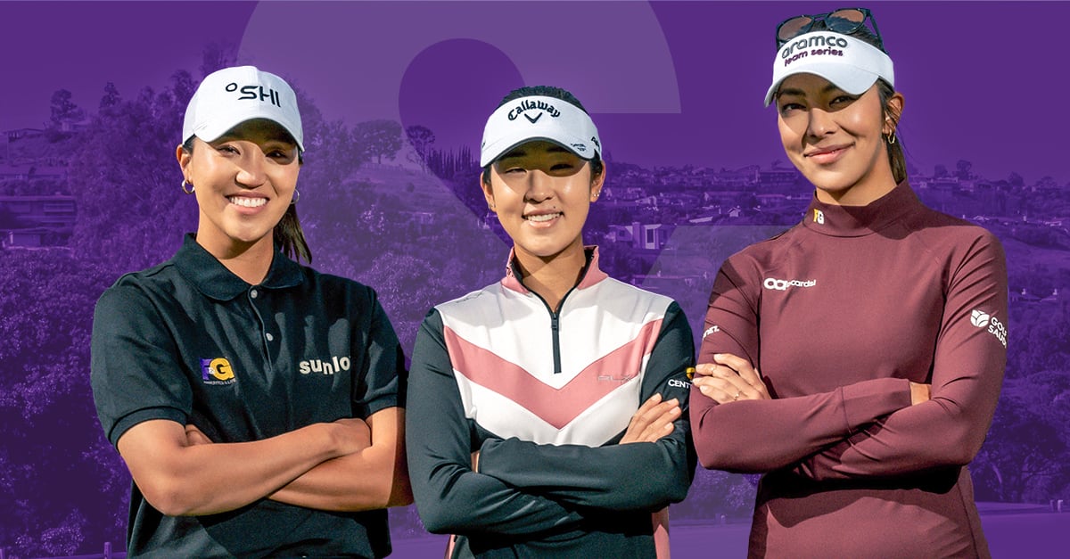 Alison Lee, Andrea Lee and Annie Park standing together as Team F&G