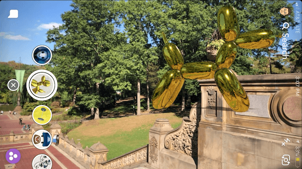 What users actually experience with camera-based AR (photo credit: information.com.sg)