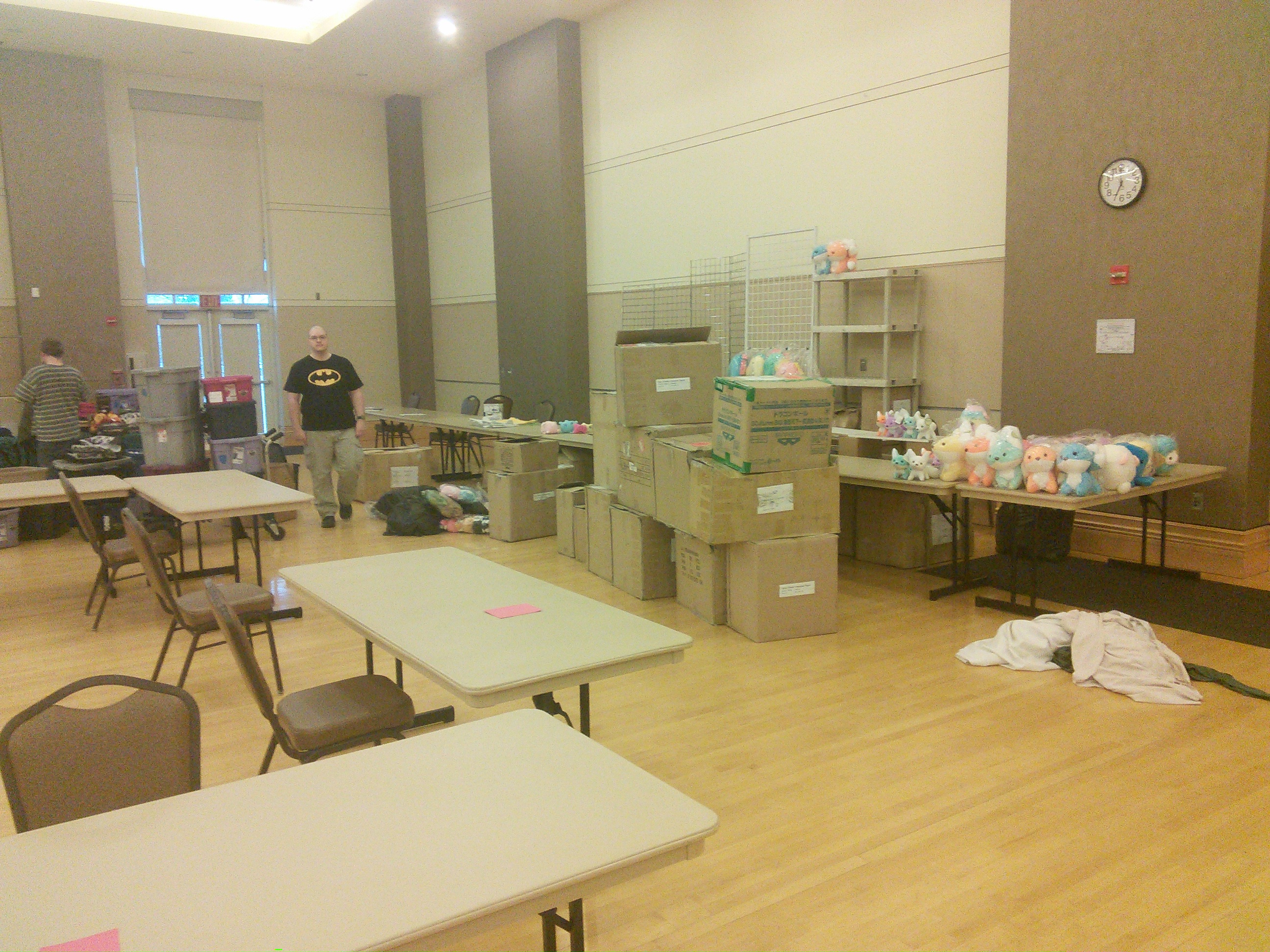 Setting Up Animarathon XIII.