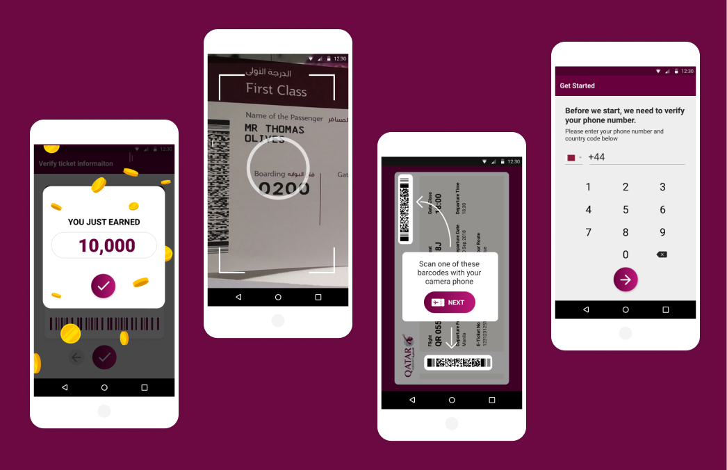 qatar App Screens