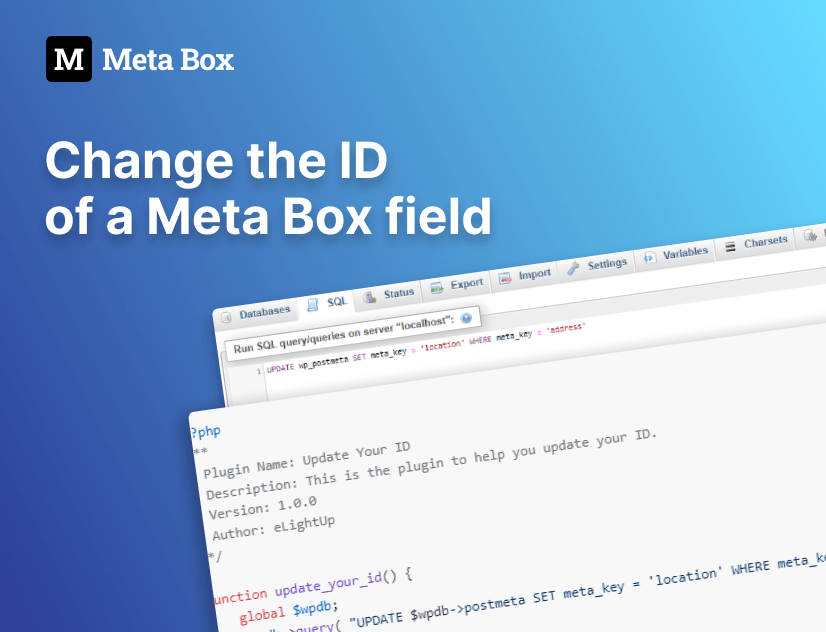 changing the ID of a Meta Box field