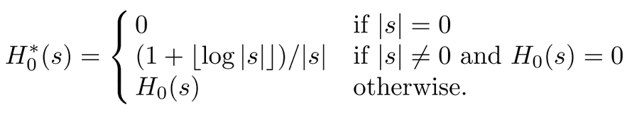 0-th order entropy for highly compressible strings