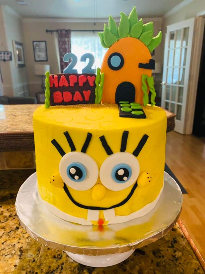 A SpongeBob cake
