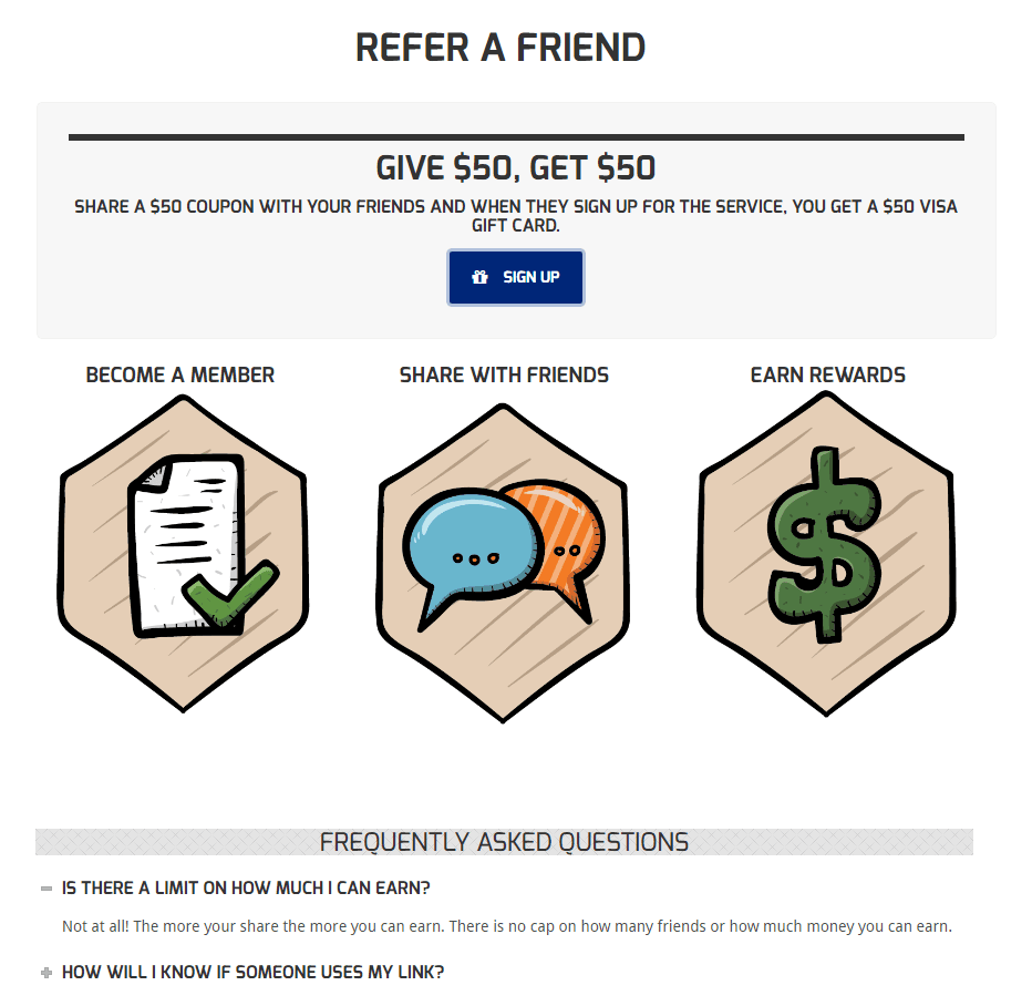Referral Incentives