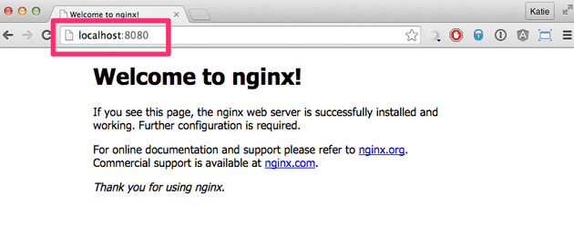 welcome nginx welcome nginx