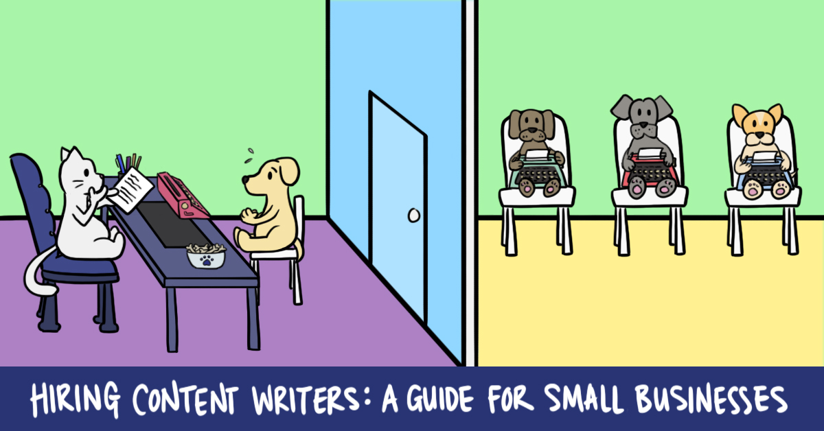 Hiring Content Writers A Guide for Small Businesses (cover image)