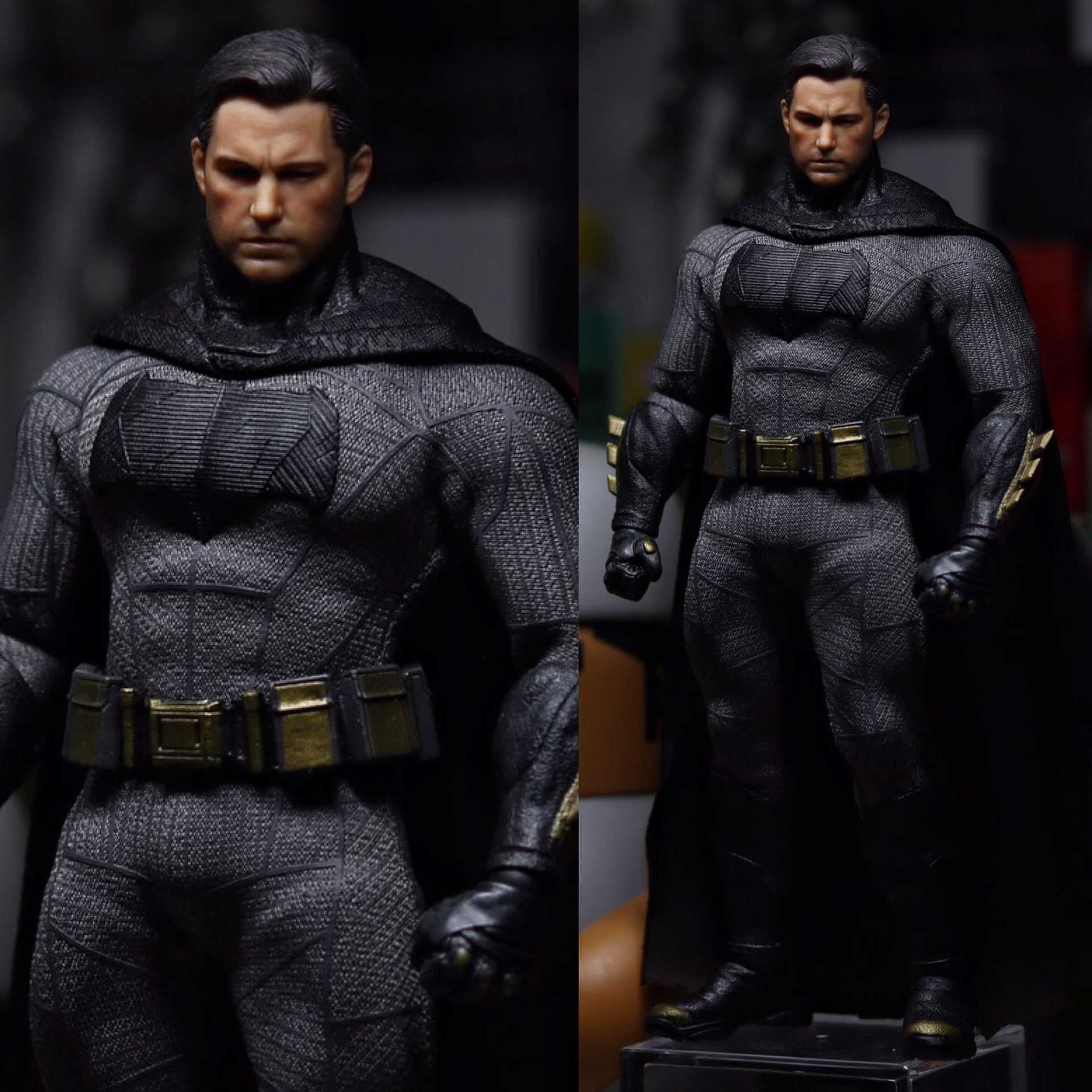 Mezco Toyz Dawn of Justice Batman with Dawn of Eleven Head