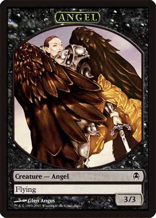 3/3 Black Angel Creature Token | MTG.onl Tokens