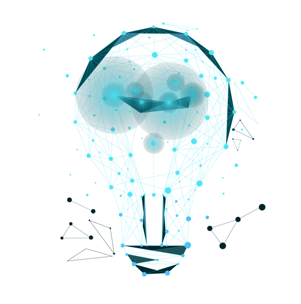 digital illustration of a light bulb