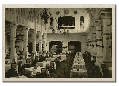 欧洲大酒店的宴会厅，1910年代