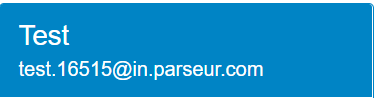 Example of email address for a Parseur mailbox