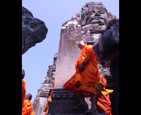 Cambodia  Angkor Monks 17