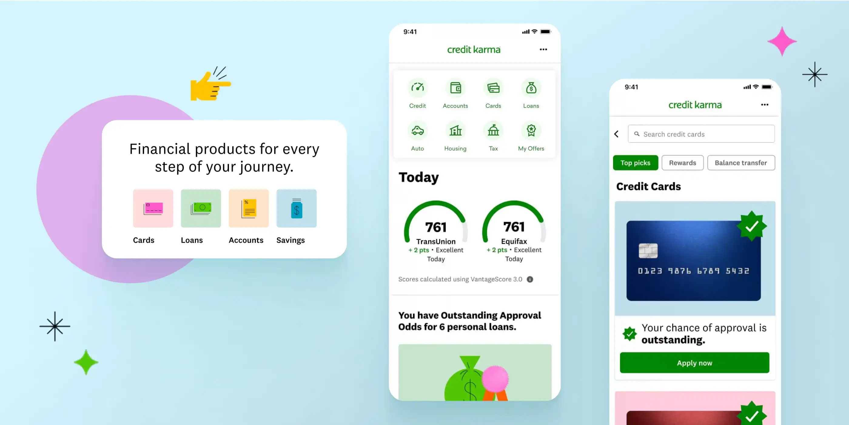 Credit Karma mobile app user interface