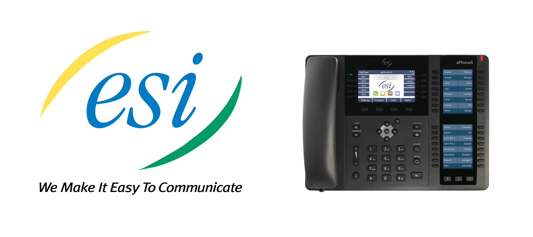 ESI Phone System Logo and Cloud Phone System