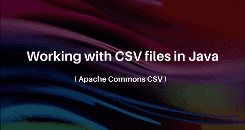 how to write data in csv file in java