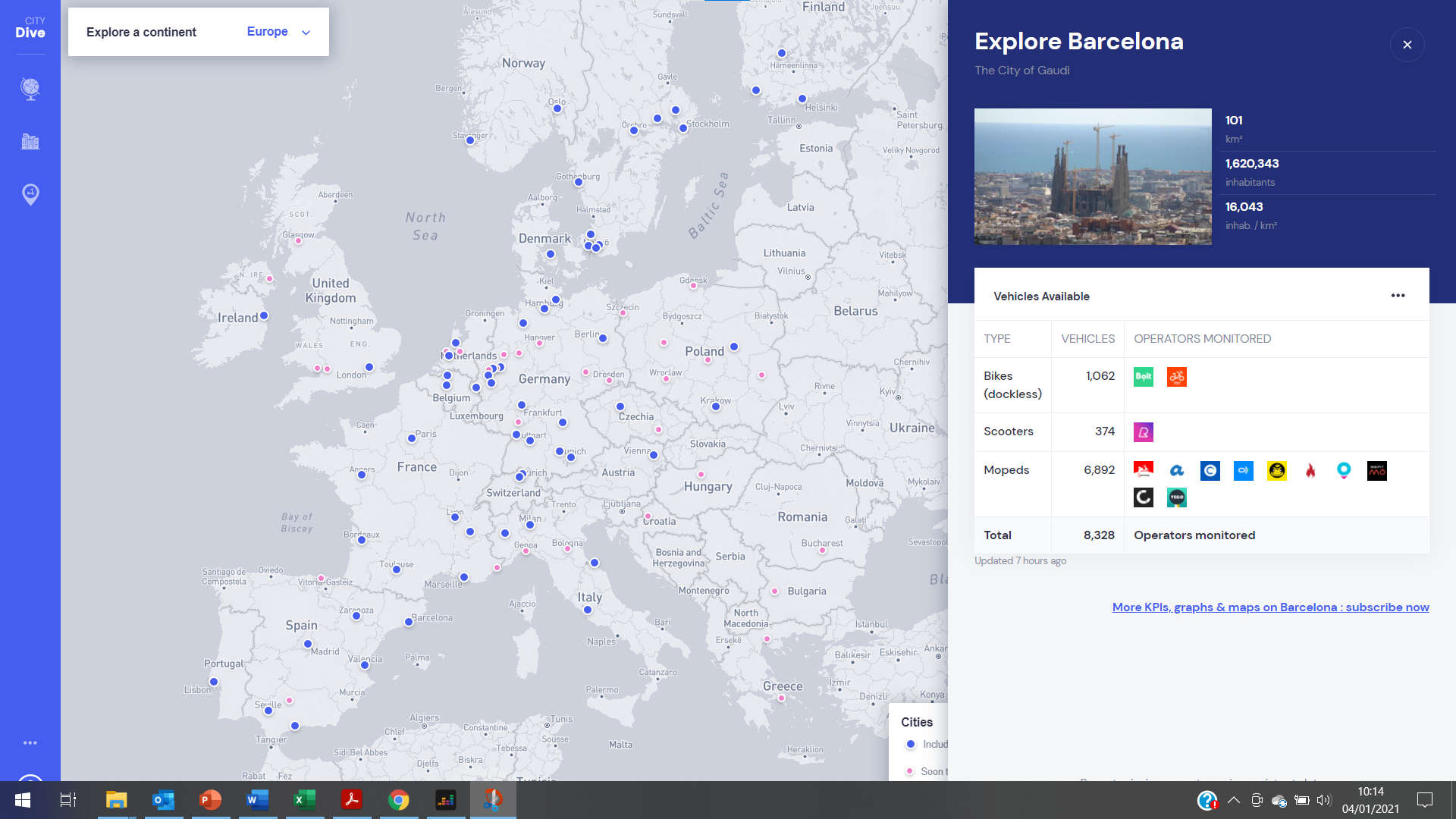 App screenshot for City Dive 1