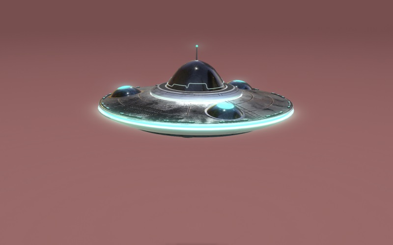 WebGL scene for UFO