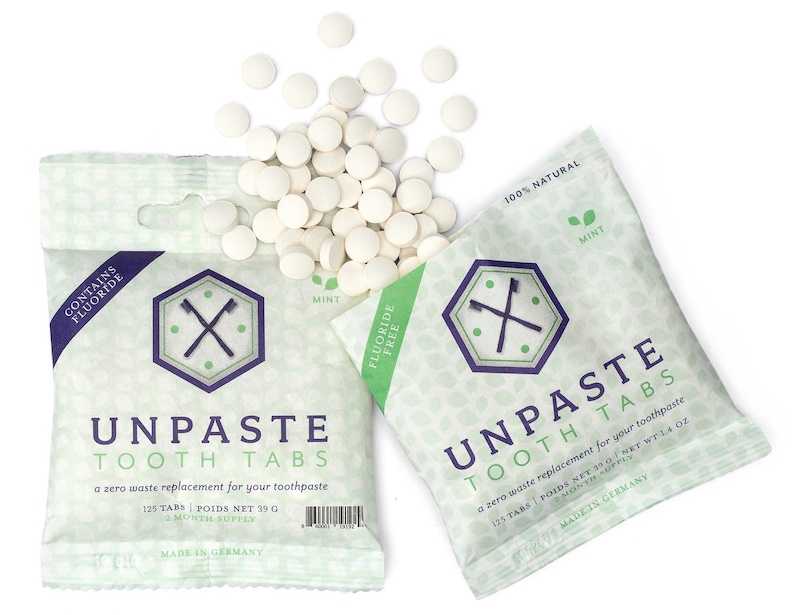 Unpaste toothpaste tablets